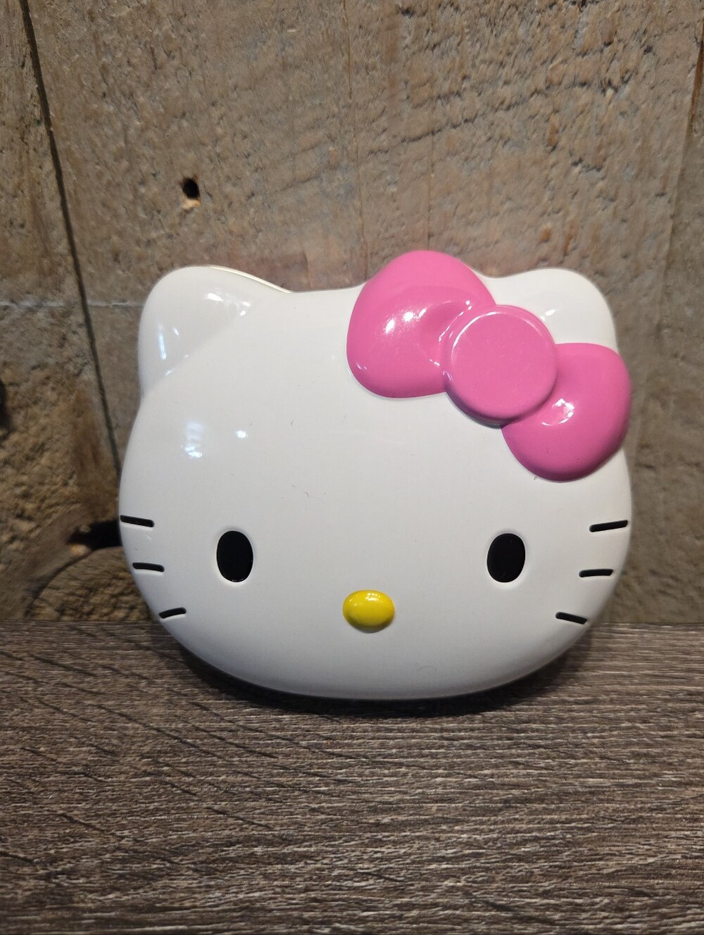 Hello Kitty Sanrio Metal Tin Small Storage Container Empty Collectible 4"x 4"